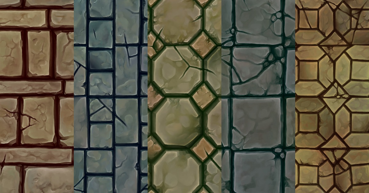 Floor Slab Pack 01 | 2D Textures & Materials | Unity Asset Store