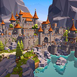 Minipoly Series - Mythic Castle ( Stylized Lowpoly Environment )