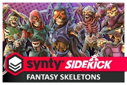 Fantasy Skeletons – Sidekick Modular Characters by Synty