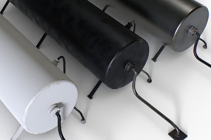 Industrial metal tank