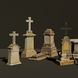 Cemetery Scans - Aged Graves