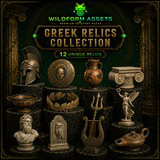 Greek Temple Relics – Ancient Greece Props
