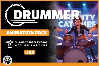 Drummer Animation Pack