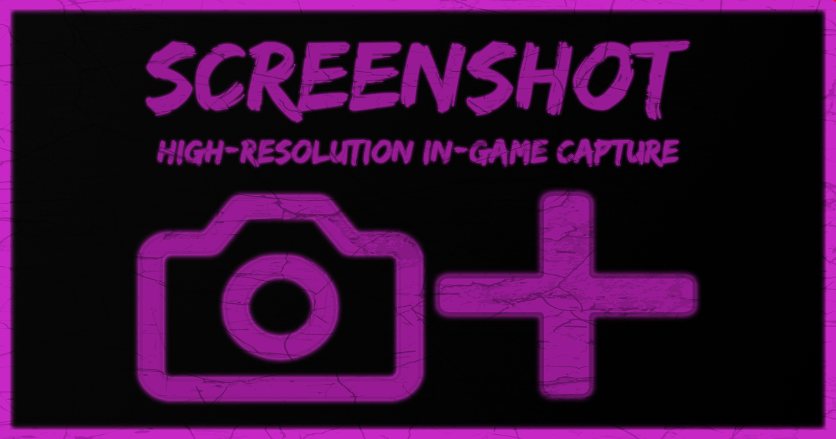 Screenshot+ | Utilities Tools | Unity Asset Store