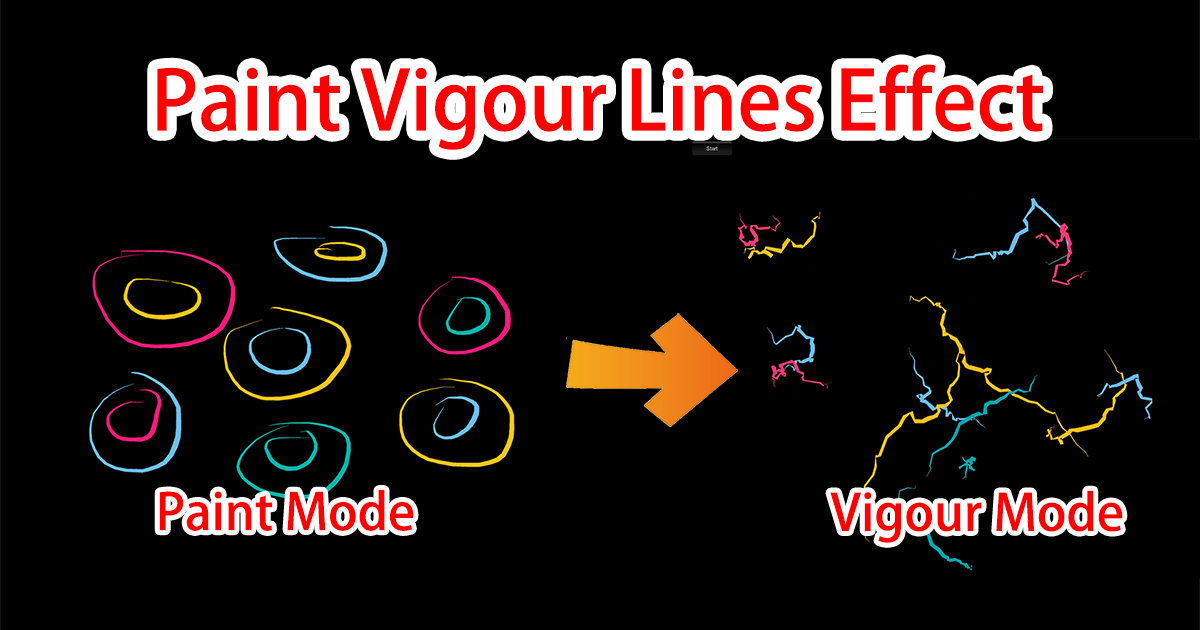 Paint Vigour Lines Effect By maything