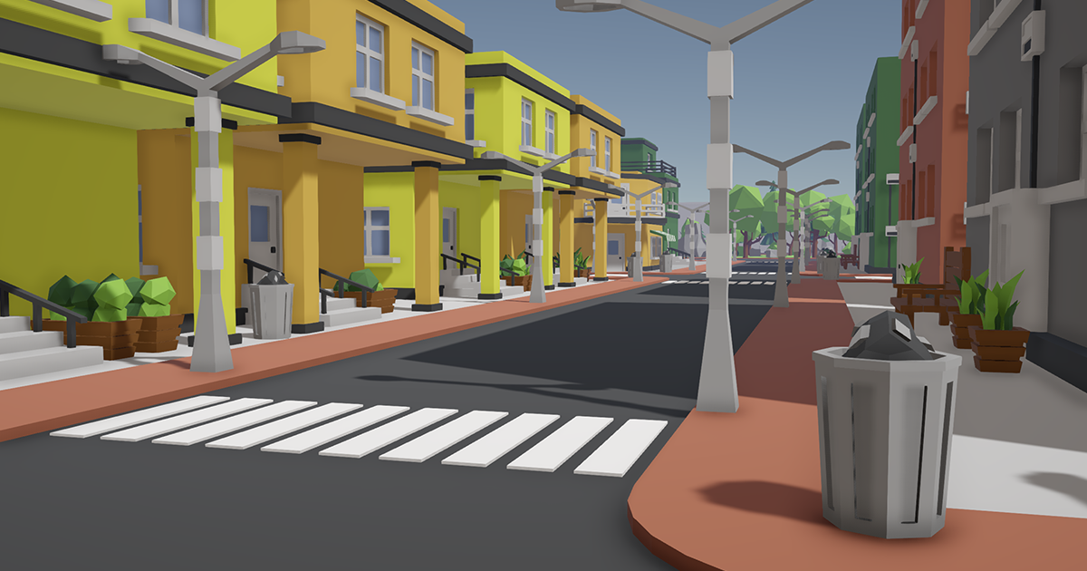 City Asset Unity Low Poly City Asset | 3D Environments | Unity Asset Store