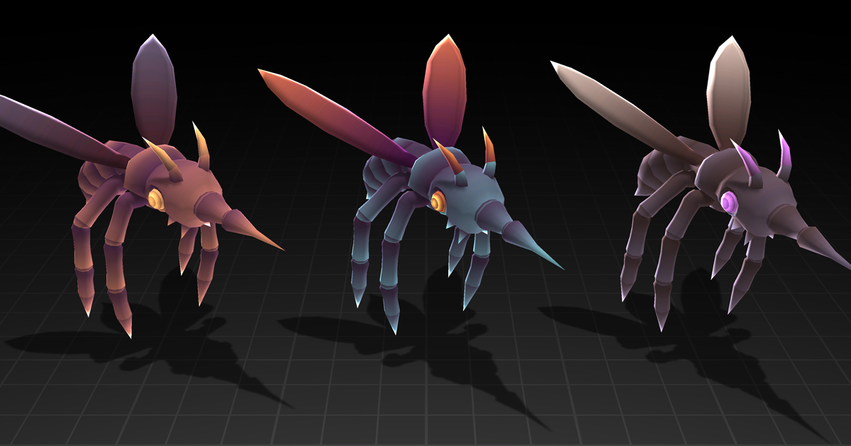 Poly HP - Mosquito | 3D Creatures | Unity Asset Store