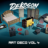 Art Deco Furniture Props: VOL 4