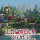 Lowpoly Style Cliffy Coast Pack