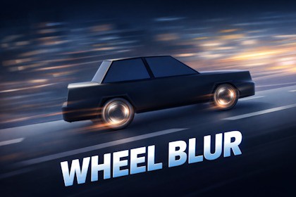 Wheel Blur Pro – Radial Motion Blur Shader