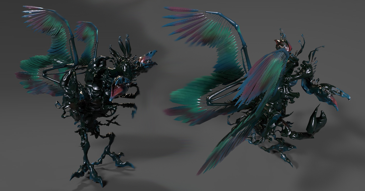 Bird Monster | 3D 生物 | Unity Asset Store