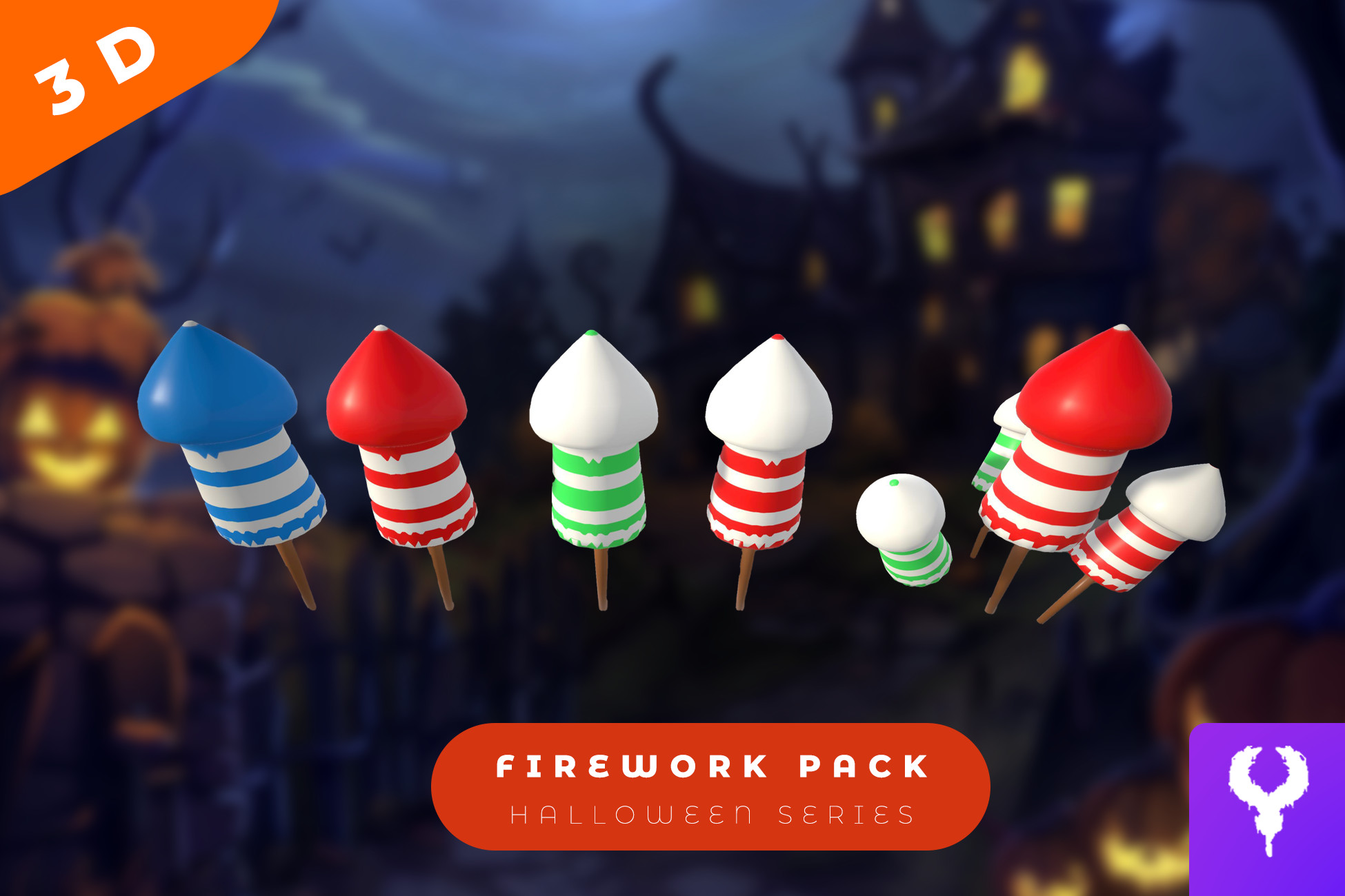 Cartoon Firework pack | 3D 外观 | Unity Asset Store