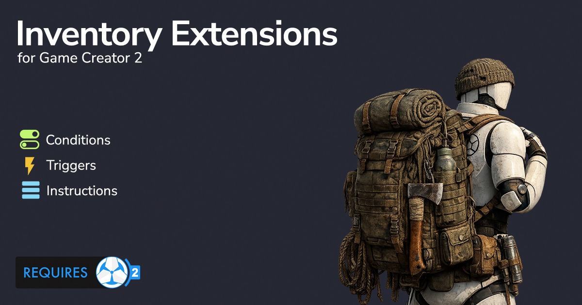 Inventory Extensions for Game Creator 2 | Game Toolkits | Unity Asset Store