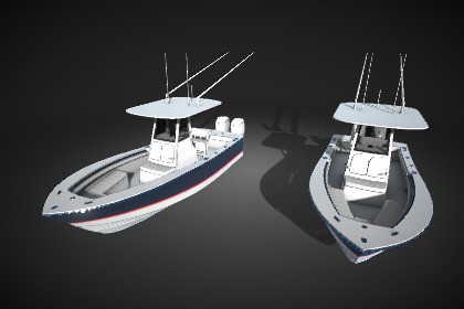 Fishing Boat 3d model