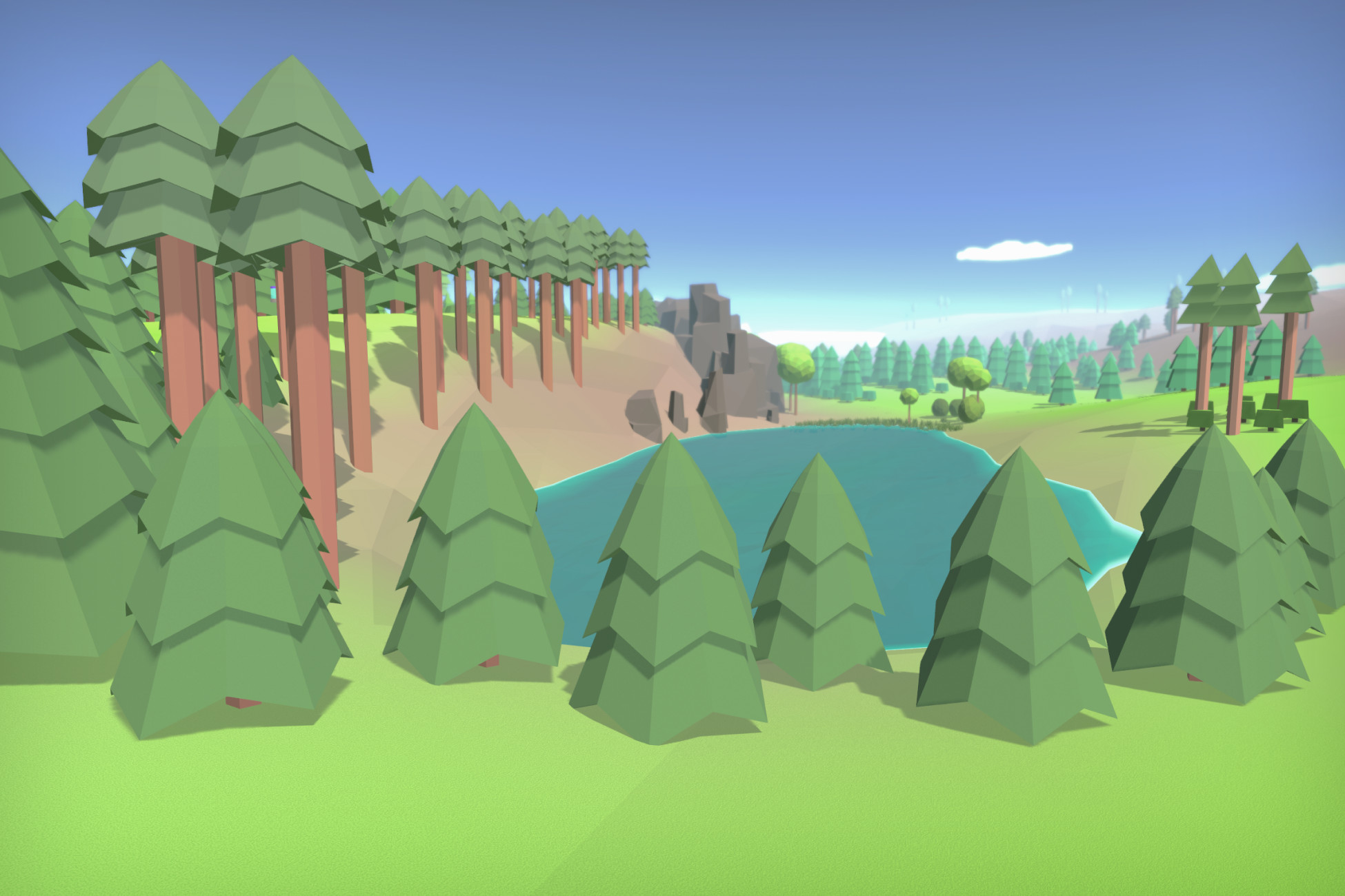 VR Low Poly Trees & Bushes | 3D Trees | Unity Asset Store
