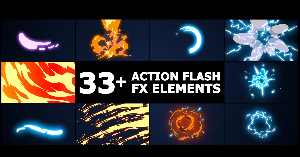 Action Flash FX Pack | 2D Textures & Materials | Unity Asset Store