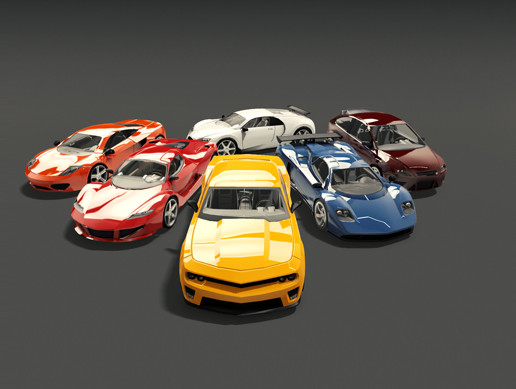 Unity Motor Racing Car 30 Fantastic Race Cars Pack vol.1 | 3D 지상 | Unity Asset Store