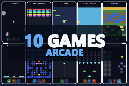 Mini Game Templates Arcade - 10 Arcade Starters for Unity