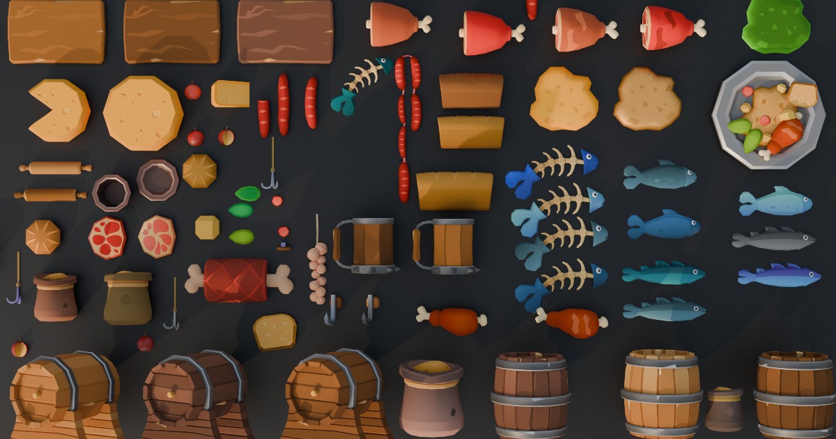 Low Poly - 6in1 | 3D Environments | Unity Asset Store