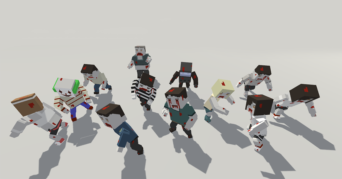 Low Poly Zombie | 3D Characters | Unity Asset Store