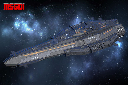 Spaceship Excalibur Battleship