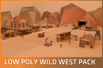 Wild West Low Poly Pack