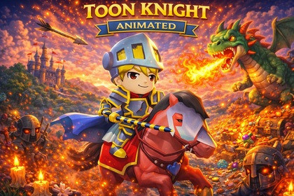 Toon Knight Animated
