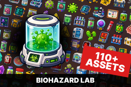 Virus Research Biohazard Laboratory Mutation Icons Pack