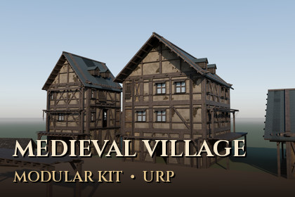 Modular Medieval Village Kit