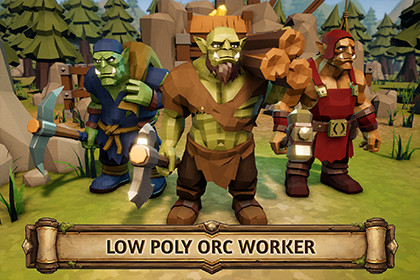 Low Poly Orc Worker