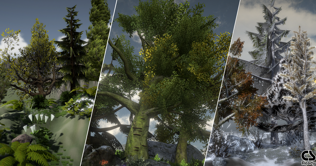 Unity Forest Example Forest Vegetation Mega Pack | 3D Trees | Unity Asset Store