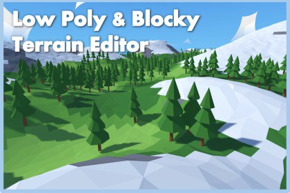 Facet: Low Poly & Blocky Terrain Editor
