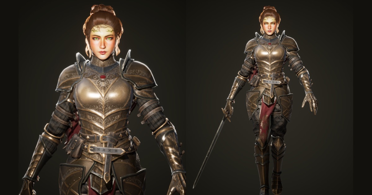 Sentinel Female Knight Characters Unity Asset Store