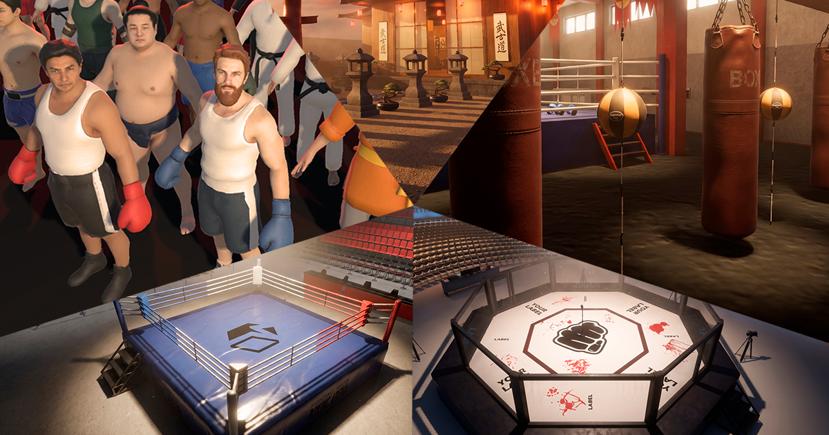 Martial Arts Fighters & Arenas – Full Pack | 3D 環境 | Unity Asset Store