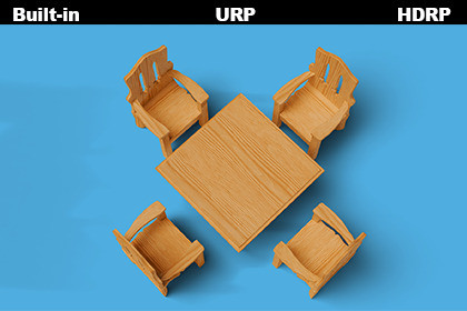 Stylized Pine Wood Dining Chairs 3d Model