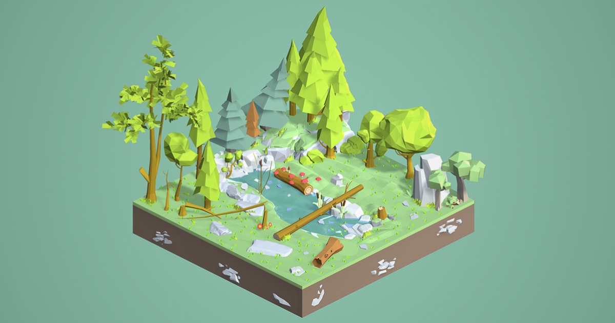 Low Poly Forest Pack - Polyworks | 3D Environments | Unity Asset Store