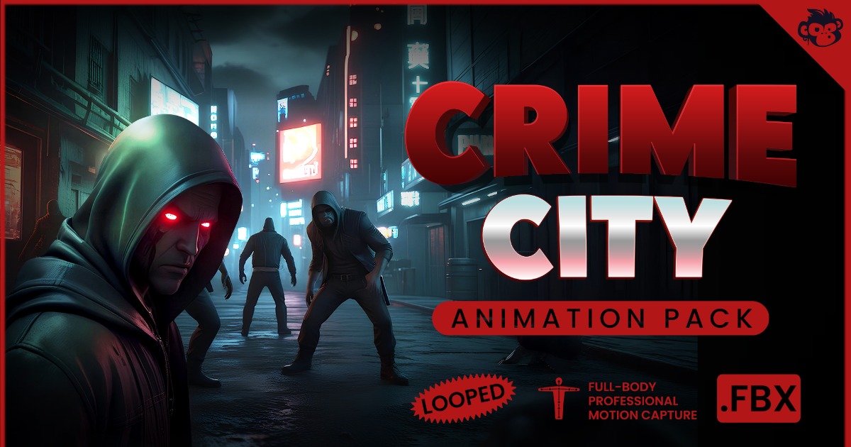 Unity Project Crime Simulation Crime City Animation Pack | 3D Animations | Unity Asset Store
