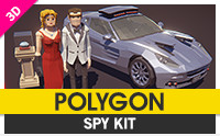 POLYGON - Spy Kit - Art by Synty