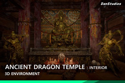 Ancient Dragon Temple: Interior Environment