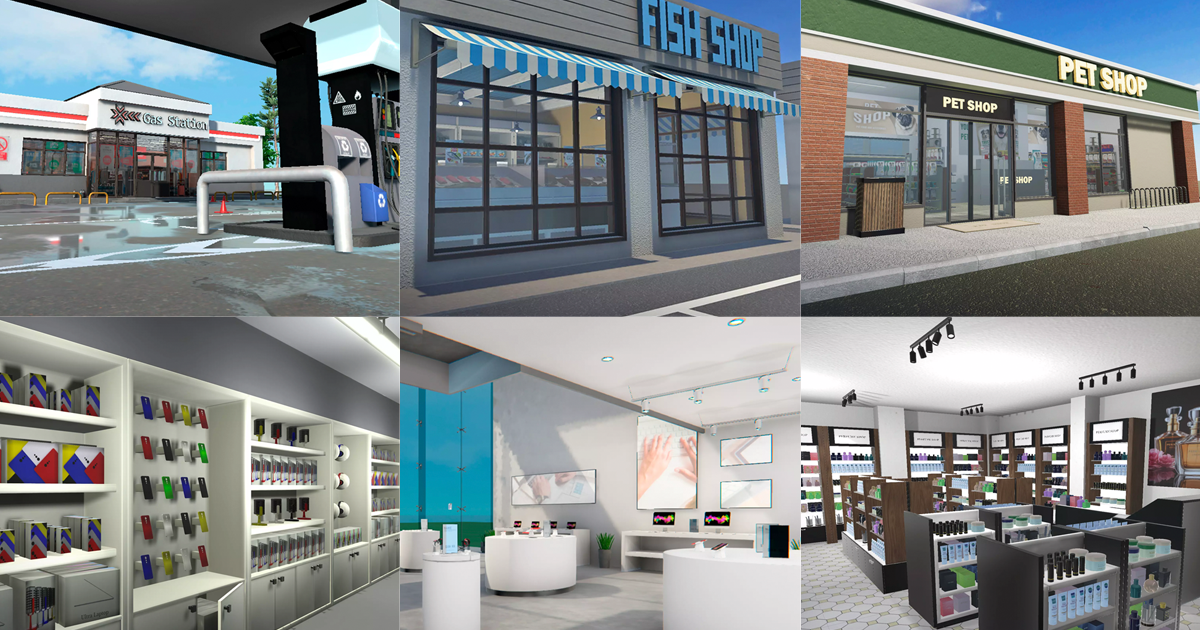 Shop System Unity Image 6 Shops - Big package | 3D Environments | Unity Asset Store