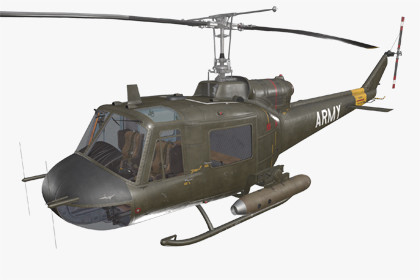 UH-1B U.S. Army Complex Animation