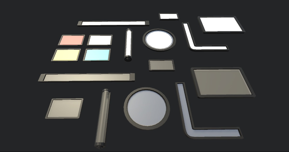 Modern LED Lighting Pack | 3D Electronics | Unity Asset Store