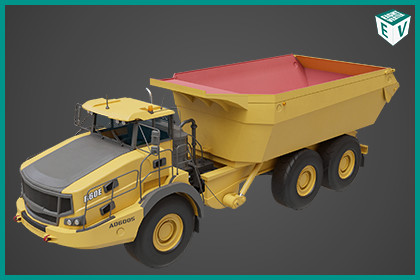 Articulated Mining Truck 03 URP HDRP Textures