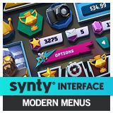 Modern Menus - Synty INTERFACE - GUI