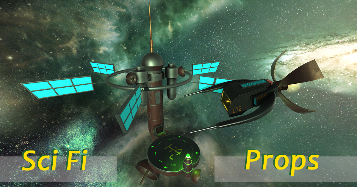 Sci Fi props assets | 3D Sci-Fi | Unity Asset Store