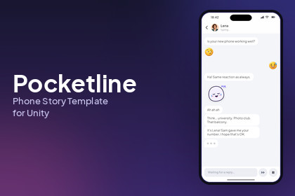 Pocketline — Phone Story Template