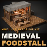 Medieval Food Stall