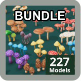 PIDI COSY: Stylized Mushrooms Bundle