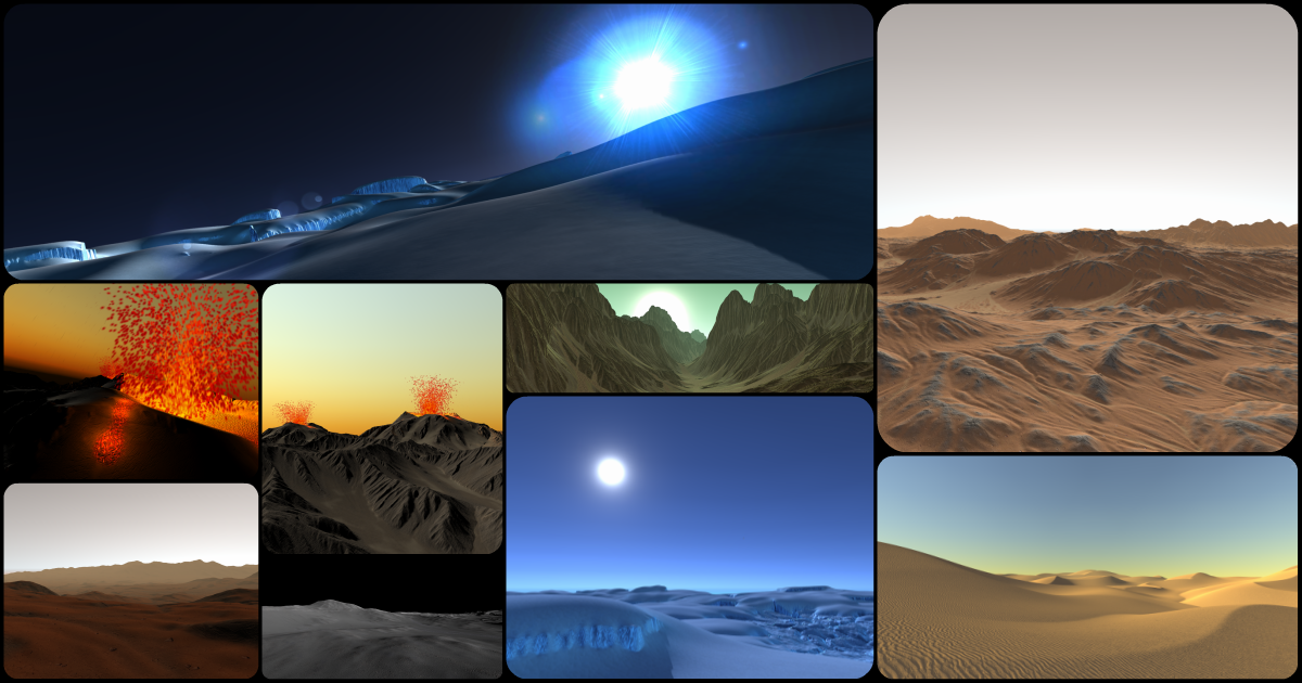 Unity Building Landscape Texture 16 Terrain Landscape Pack | 3D Landscapes | Unity Asset Store