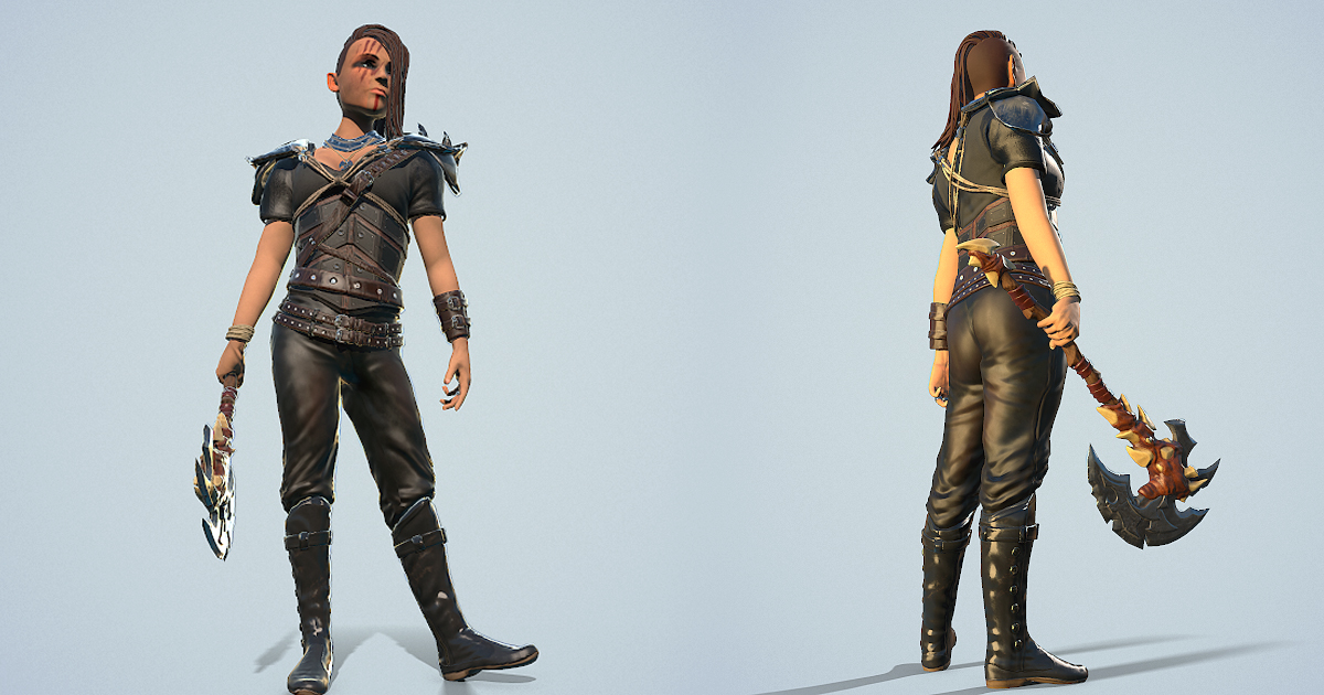3D Character - Evkael | 3D Characters | Unity Asset Store